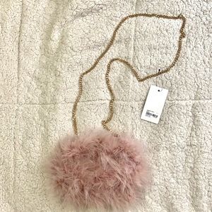 Forever 21 fluffy crossbody purse